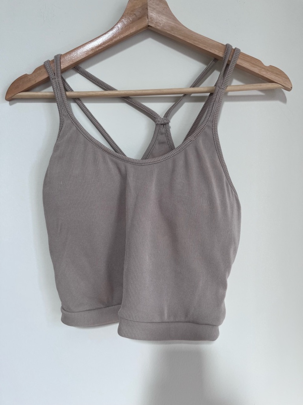 Ribbed Strappy Bralette Crop Top
